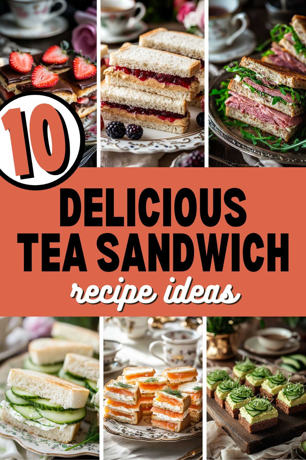 10 tea sandwich recipes