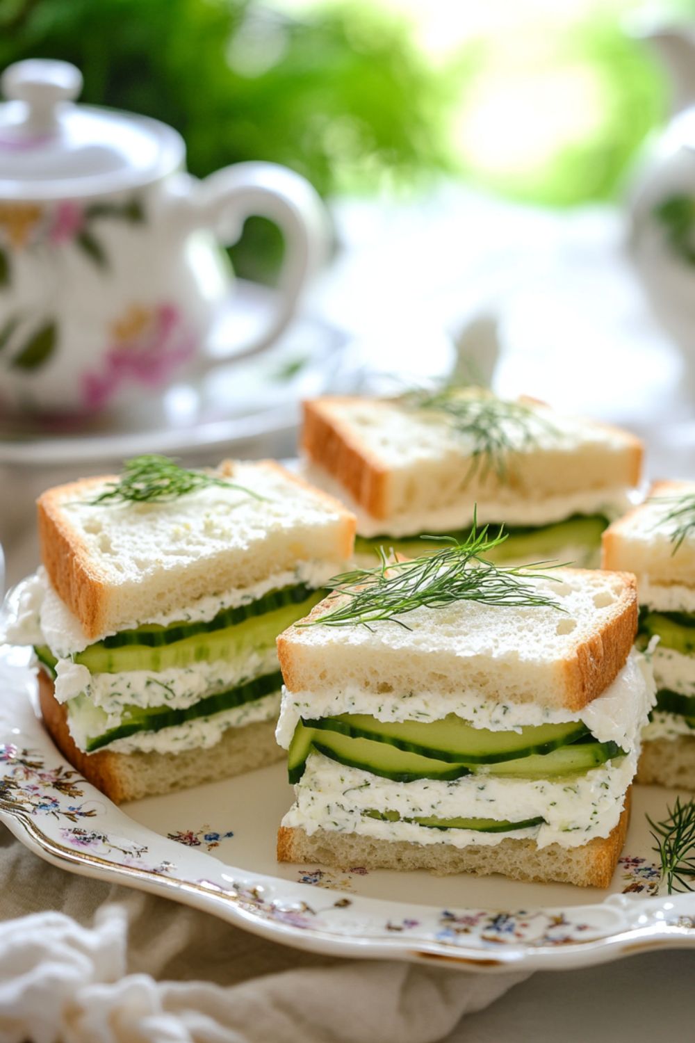 Classic Cucumber Tea Sandwiches