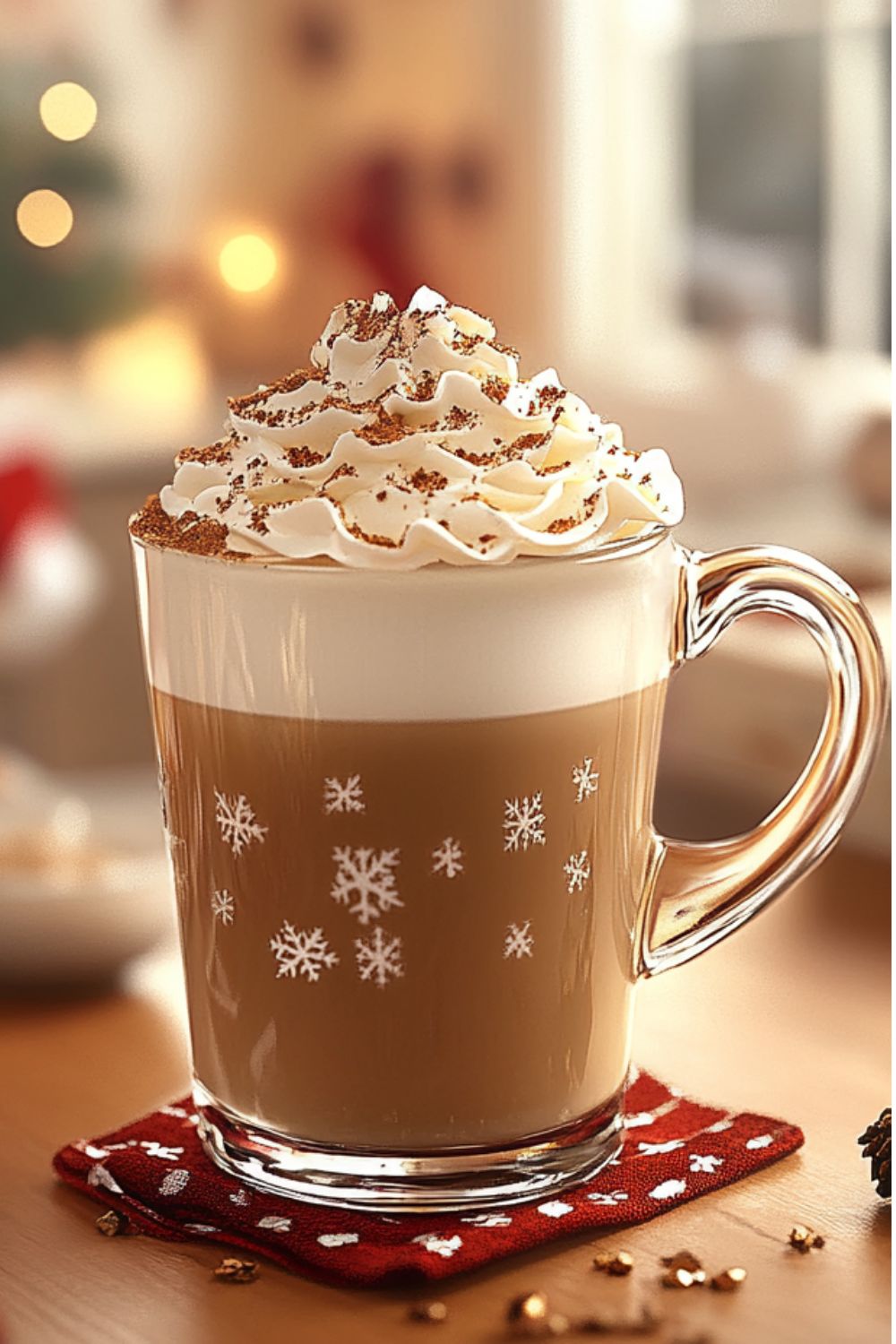 Eggnog Chai Tea Latte