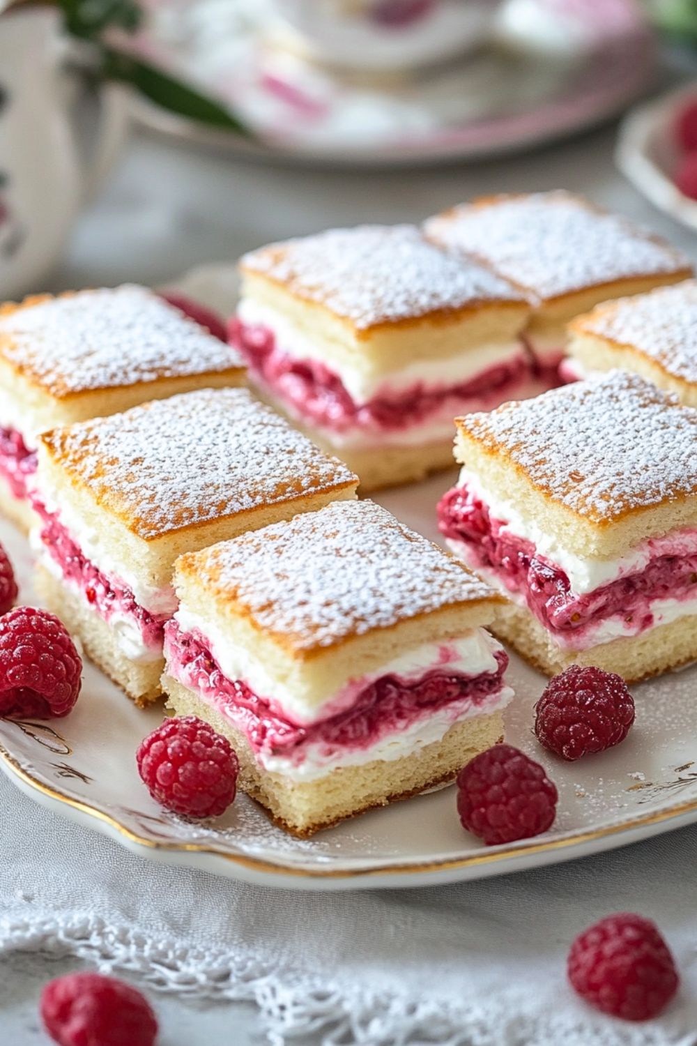 Raspberry Cream Sandwiches