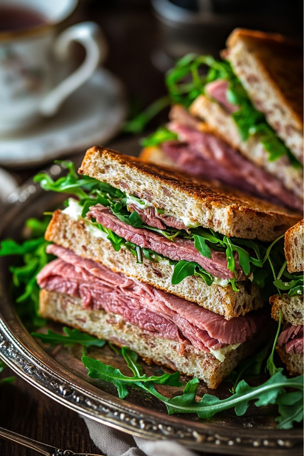 Roast Beef and Horseradish Sandwiches